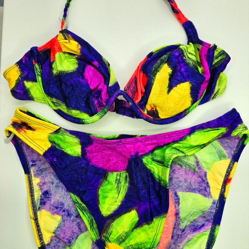 80s Sessa Deadstock Neon High Waist MD
